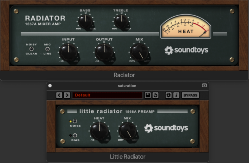 RadiatorとLittle Radiator-サチュレーションプラグイン、わかりやすく解説